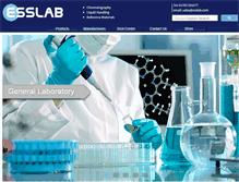 Tablet Screenshot of esslab.com